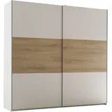 SchlafKONTOR Kiara 215,5x209,9cm weiß/bayseneiche
