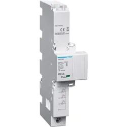 Hager Kombi-Ableiter, Sammelschiene, 3p, TN-C Netz, 400VAC, 1,5kV, 1,5TE, 22,5kA, optisch