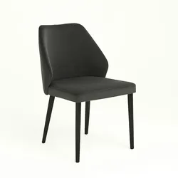 BIG Möbel GmbH Gastro Stuhl | Sidney | Samststoff: Anthrazit