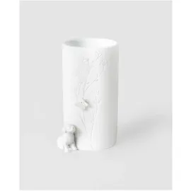 räder Porzellangeschichten Vase Hund sitzend
