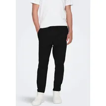 Only & Sons ONSLINUS CROP LIN PNT NOOS« mit Leinen, schwarz