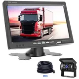 Hikity Rückfahrkamera-Set mit 7-Zoll-Monitor Fahrzeug18IR Nachtsicht Rückfahrkamera (HD, Geeignet für eine breite Palette von Fahrzeugen)