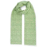 HARPA Modeschal HARPA "PEPPER", Damen, grün, goldfarben, Viskose, bedruckt, geblümt, mehrfarbig, Modetücher, mit floralem Allover-Print und Metallic-Effekt