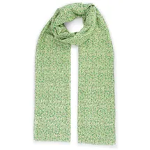 HARPA Modeschal HARPA "PEPPER", Damen, grün, goldfarben, Viskose, bedruckt, geblümt, mehrfarbig, Modetücher, mit floralem Allover-Print und Metallic-Effekt