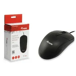 EQUIP 245102 Optische Deskmaus Schwarz