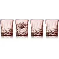F&H Group Whiskyglas Sorrento 32 cl 4 Stck. Pink