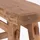 DESIGN DELIGHTS Hocker, Honig, Holz, 45x43x27 cm, Wohnzimmer, Hocker, Sitzhocker