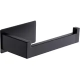Toilettenpapierhalter, Wandmontierter Toilettenpapierhalter, Toilettenpapierhalter Ohne Bohren Für Bad Und Küche, Schwarz