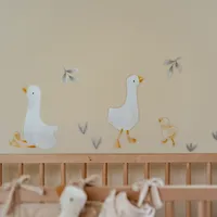 Little Dutch Wandtattoo LITTLE DUTCH "Wandsticker Set Little Goose A4 (3x St.)", mehrfarbig, H:30cm, PVC, Wandtattoos, Wandtattoo, 3x A4-Format