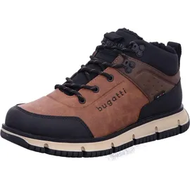 Bugatti Herren-341-AC250-5069-6310-Stiefel Warmfutter,cognac/black,44