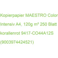 Mondi Maestro Color Kopierpapier A4 120g 250Bl korallenrot 9417-CO44A12S