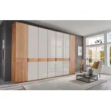 Wiemann Drehtürenschrank Cardiff 344,2 x 236 x 58 cm Braun/Weiß