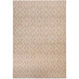 Steffensmeier Outdoorteppich, Beige, Textil, Rauten, Rechteckig, 240x290 cm wasserabweisend, Teppiche & Böden, Teppiche, Outdoorteppiche