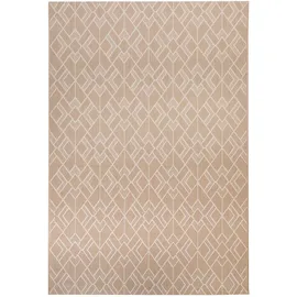 Steffensmeier Outdoorteppich, Beige, Textil, Rauten, Rechteckig, 240x290 cm wasserabweisend, Teppiche & Böden, Teppiche, Outdoorteppiche