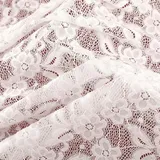 Vayliro 1 Yard Spitzenstoff Breit 150cm Weißer Spitzenstoff Stretch Blumenspitzenstoff Vintage Bekleidungsstoffe Bastelstoffe Dekostoffe für DIY Nähen Hochzeit Kleidung Unterwäsche Tischdeko