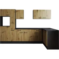 Respekta Winkelküche 310 x 172 cm grau