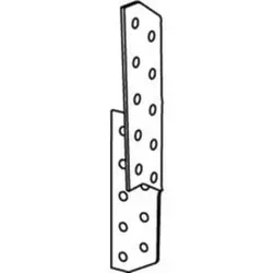ART 81511 Sparren-Pfettenanker links St. 32 x 32 x 210 sendzimirverz. FS