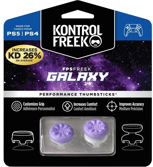 FPS Freek Galaxy 4 Prong Performance Thumbstick for PS5 and PS4 - Purple - Accessories for game console - Sony PlayStation 4