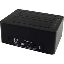 LC-POWER Lc Power LC-DOCK-U3-HUB HDD-Dockingstation mit Netzanzeige, 3-Port-USB-Hub, Ei...