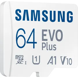 Samsung EVO Plus (2024) 64 GB microSDXC Speicherkarte (160 MB/s, Class 10, U3)