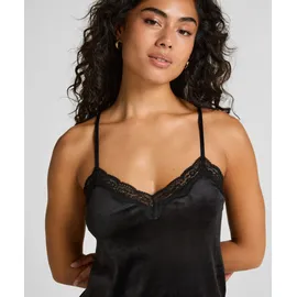 Hunkemöller Velvet lace cami Pyjama Schwarz XL