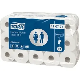 TORK Toilettenpapier T4 Advanced 2-lagig Recyclingpapier, 30 Rollen