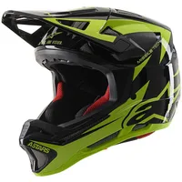 Alpinestars Missile Tech Airlift Downhill Helm, schwarz-grün, Größe S
