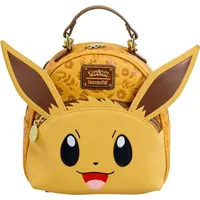 Loungefly Pokemon Eevee Cosplay - Women's double strap convertible shoulder bag de, Brown, Medium