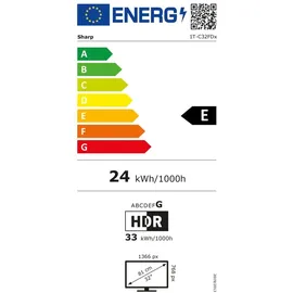 Sharp 32FD2E 32" HD-Ready LED TV