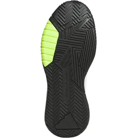 adidas Own The Game 3 Mid-Top Basketballschuhe Herren JS2173 - cloud white/core black/lucid lemon 46 2/3
