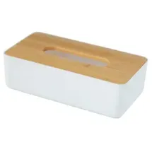 Wenko Rotello Tücherbox Weiß/Natur