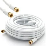 Premium X SAT Antennenkabel 25 m Weiß