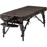 Master Massage 71cm Supreme Mobil Massageliege Klappbar Massagebett Massagebank Kosmetikliege Portable Beauty Bed Holzfüße Tragetasche Paket-Braun