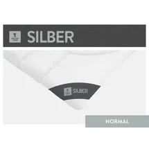 SPESSARTTRAUM Faserdecke Silber - B/L ca. 155.00x220.00