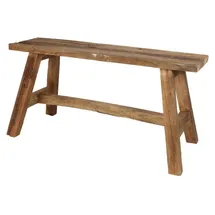 Buri Schuhbank 90 x 45 x 35 cm Sitzbank / braun