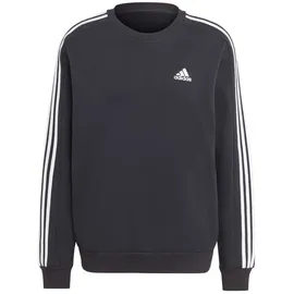 Adidas Herren Sweatshirt - Schwarz,Weiß - S