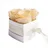 ROSEMARIE SCHULZ Heidelberg Infinity Rosen Rosenbox Herz - 10 x 12 cm 3 konservierte Creme Rosen haltbar 3 Jahre - Ich Liebe Dich Geschenke für Frauen Valentinstag (Beige, Small)