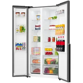 Gorenje NRS917C41BX Side-by-Side (544 l, 1786 mm hoch, matt schwarz)