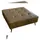 KAWOLA Hocker WIOLO Leder 30 x 40 x 30 cm Beige/Braun