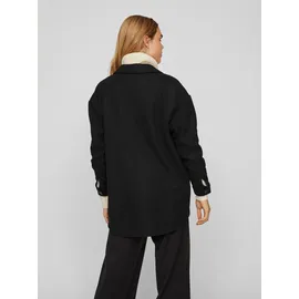 VILA Vikimmi SHIRT L/S JACKET - Noos Jacke, schwarz, M EU - M