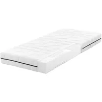Komfortschaummatratze Comfortmatratze Ravo-PUR® mit RAVOTEX Funktio..., RAVENSBERGER Matratzen, 19 cm hoch, Ergonomisch, hohe Elastizität + Haltbarkeit, 7 Zonen, Made in Germany weiß 90 cm x 190 cm x 19 cm