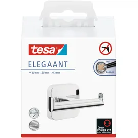 Tesa Garderobenhaken Elegaant Silber