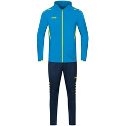 JAKO Challenge Trainingsanzug mit Kapuze Herren JAKO blau/neongelb M
