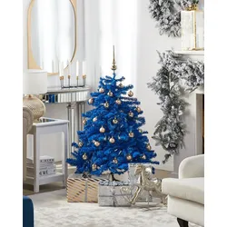 Künstlicher Weihnachtsbaum 120 cm blau FARNHAM