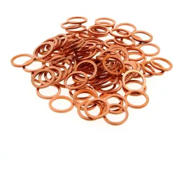 Bihr Unterlegscheiben aus Kupfer 12x16x1,5mm 100 Stück