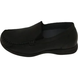 WALDLÄUFER Komfort Slipper Herko Herren, 353637343432 Schwarz 42 EU - Schwarz