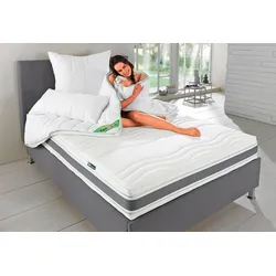 Microfaserbettdecke FAN "Greenfirst", weiß, B:135cm L:200cm, Bezug: 100% Baumwolle. Füllung: 100% Polyester, Bettdecken, von Verbrauchern getestet