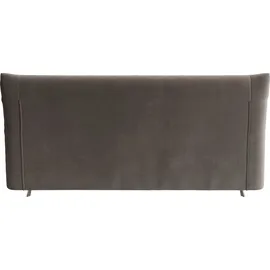 Home Affaire Polsterbett HOME AFFAIRE "Elloree in 4 Breiten bis 200cm, auch in Leder", grau (stone), B:236cm H:105cm L:254cm, 100% Polyester, Betten, Polsterbett, Kopfteilhöhe 105cm, belastbar bis 280 kg, auch in Überlänge 220cm