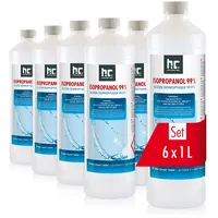 Höfer Chemie 6x 1 L Isopropanol 99,9% in Flaschen