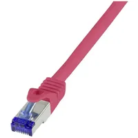 Logilink C6A074S RJ45 CAT 6a S/FTP 5.00m Rot 1St.